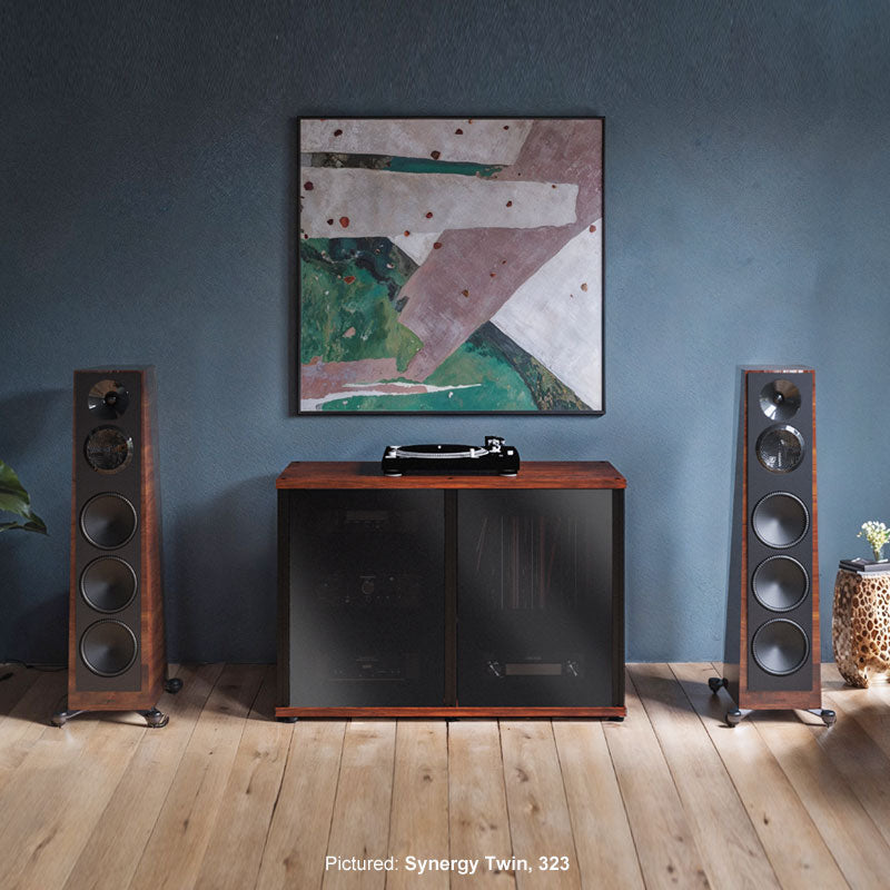 Salamander Designs Synergy 329 AV Cabinet SB329C/BG/A, AV cabinet installed room view