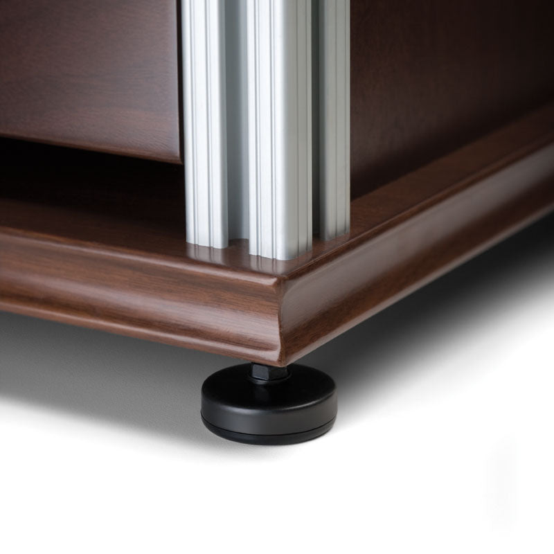 Salamander Designs Synergy 347 AV Cabinet 347W/B, AV cabinet adjustable foot detail