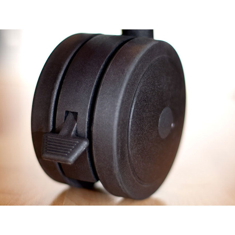 Salamander Designs Archetype Dual Wheel Casters (Set Of 4, BLK) WHEEL