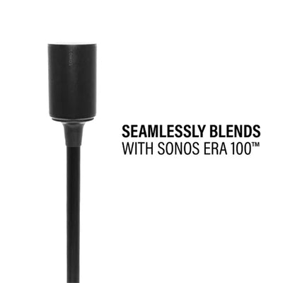 Sanus Fixed Speaker Stands WSSE12-B2, speaker stand top cradle designed to blend with the speaker