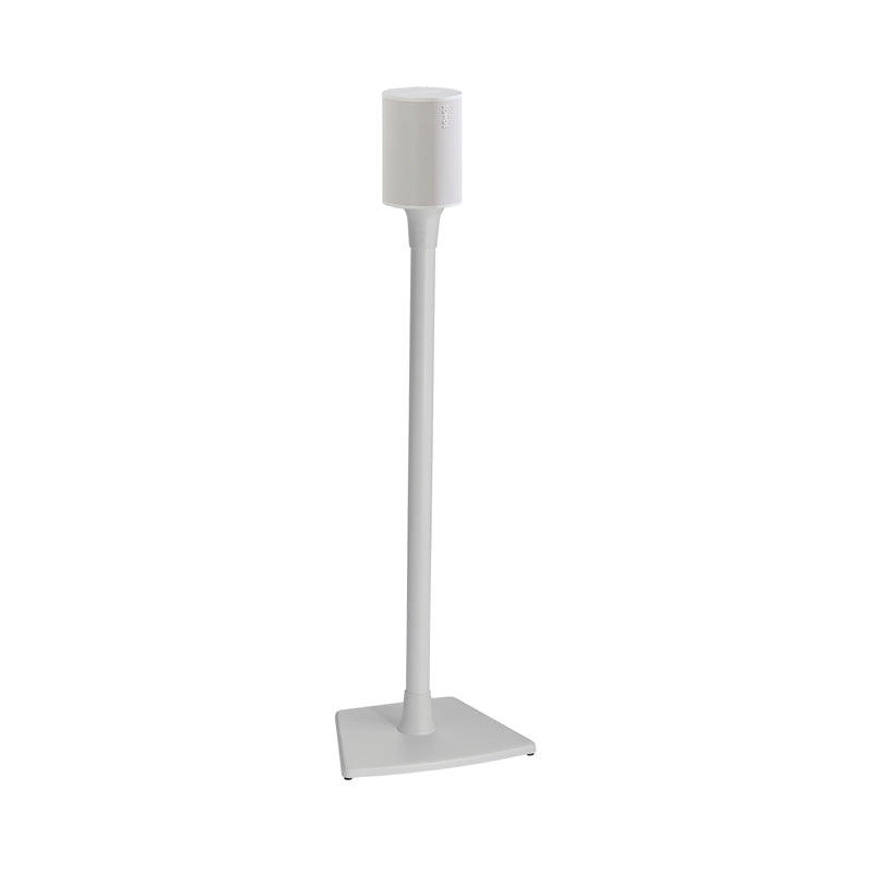 Sanus Fixed Speaker Stands WSSE12-W2, white speaker stand front view