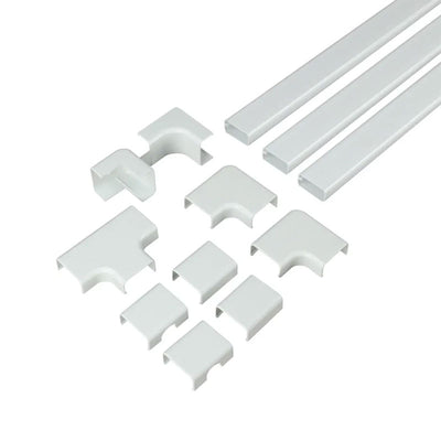 Sanus 10-Piece Cable Organization Kit (45 x 1.5 inch, White) CCS3KWH