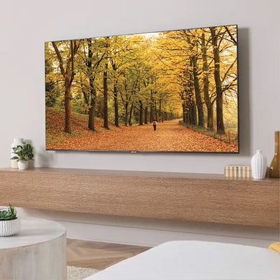 Sanus XXL Fixed TV Wall Mount VXL7-B2, wall-mounted display above media console