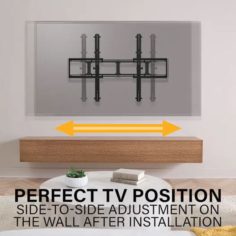 Sanus XXL Fixed TV Wall Mount VXL7-B2, wall mount side-to-side adjustment