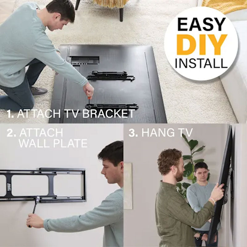 Sanus XXL Fixed TV Wall Mount VXL7-B2, wall mount DIY installation steps