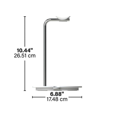 Sanus Wireless Sonos Ace Headphone Hanger WSHSH1-W2, headphone stand technical dimensions diagram