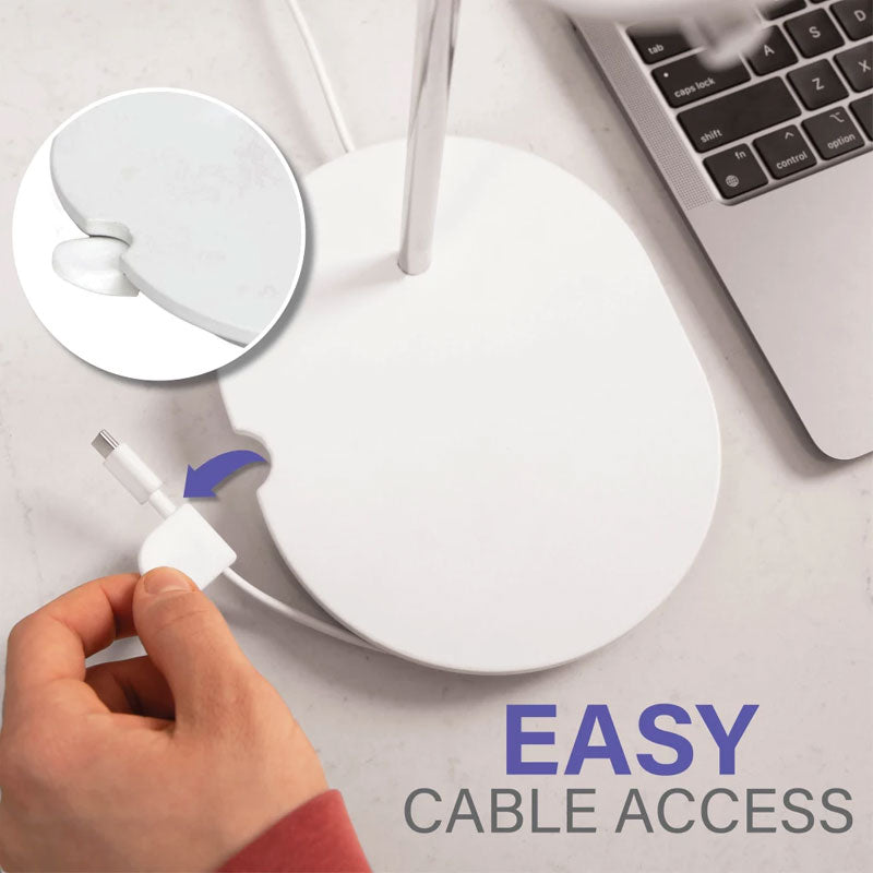Sanus Wireless Sonos Ace Headphone Hanger WSHSH1-W2, headphone stand cable-access base