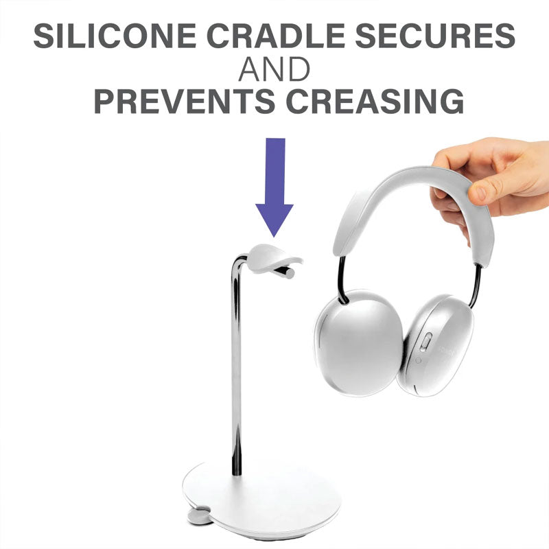 Sanus Wireless Sonos Ace Headphone Hanger WSHSH1-W2, headphone stand silicone cradle detail