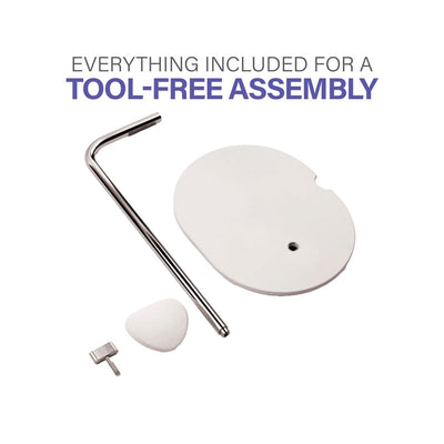 Sanus Wireless Sonos Ace Headphone Hanger WSHSH1-W2, headphone stand tool-free assembly components