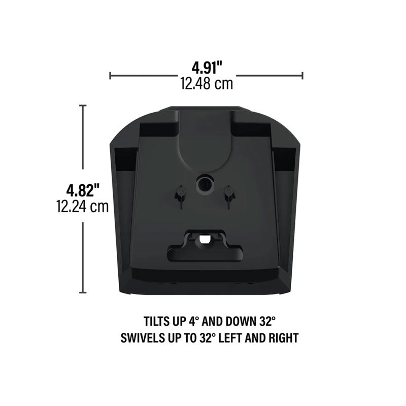 Sanus Adjustable Speaker Wall Mounts WSWME32-B2, speaker wall bracket dimensions with tilt and swivel ranges
