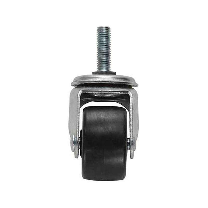 Sanus Open Frame AV Rack Casters CA6CK-B1, threaded caster, front view