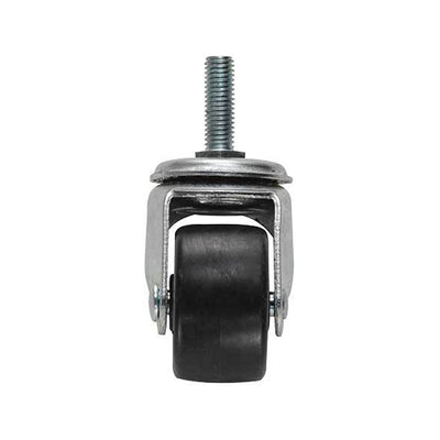 Sanus Open Frame AV Rack Casters CA6CK-B1, threaded caster, front view