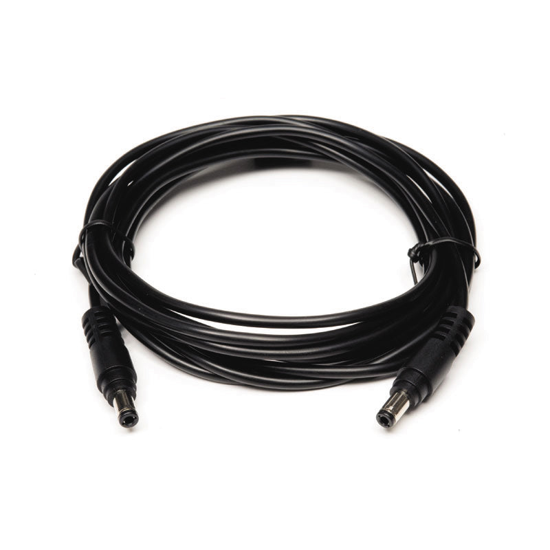 Sanus EcoSystem Task Light CALT01-B1, coiled black power cable with round connectors