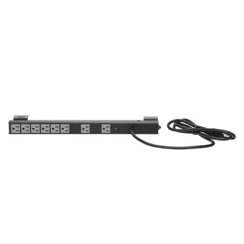 Sanus Rack Mount Power Strip CAPS12-B1, rack power strip with power cord