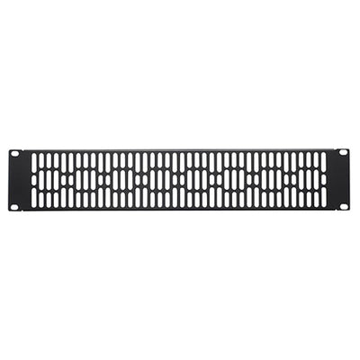 Sanus Vented Blank Panel CAVBP2-B1, vented rack panel front view