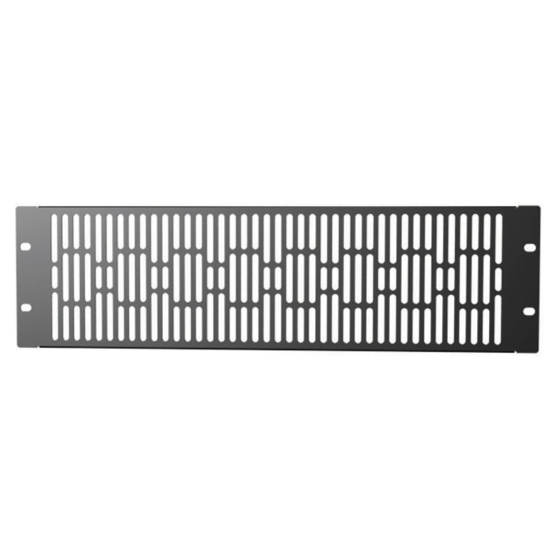 Sanus Vented Blank Panel CAVBP3-B1, rack ventilation panel front view
