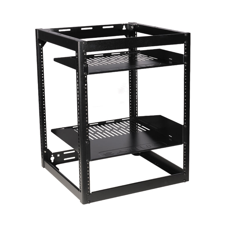 Sanus Open Frame AV Rack (15 RU, Stack or Wall Mount) CFR1615-B1