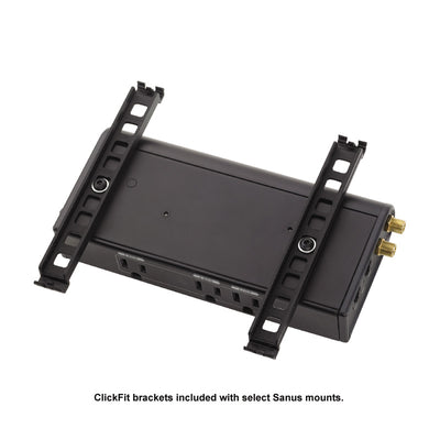 Sanus Flat Panel HD Power Conditioner and Surge Protector, ELM205-B1, media box with display mounting brackets