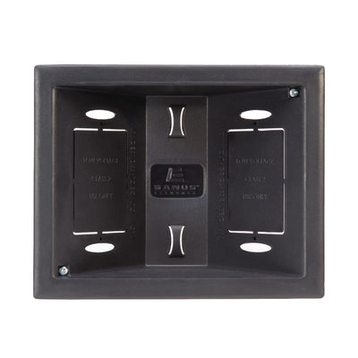 Sanus Elements In-Wall Low Voltage Box (Black) ELM803-B1