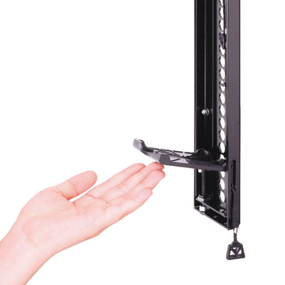 Sanus Large HDPro Super Slim Fixed TV Wall Mount LL11-B1, wall mount release latch demonstration