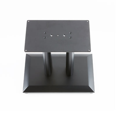 Sanus Natural Foundations Center Channel Speaker Stand NFC18B, dual-column speaker stand top view