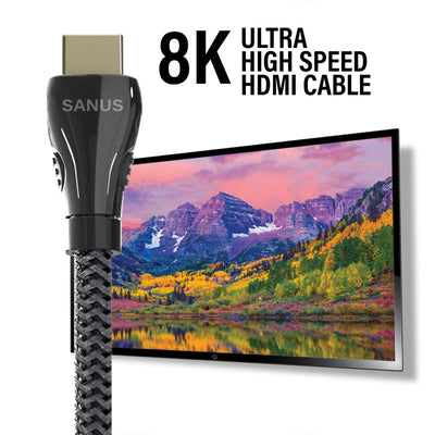 Sanus 8K Ultra High Speed HDMI Cable SAC-21HDMI4, HDMI cable with display
