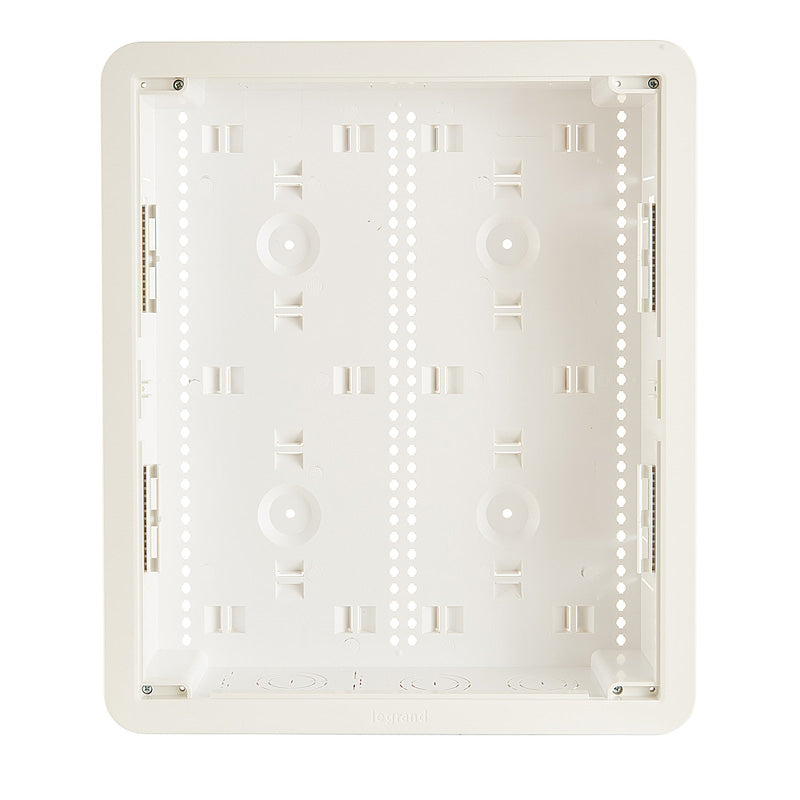 Sanus TV Media In-Wall Box SA-IWB17-W1, recessed in-wall media box interior view