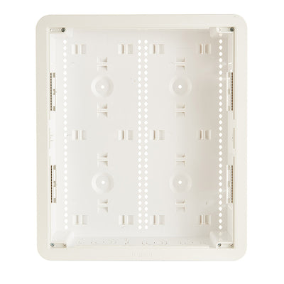 Sanus TV Media In-Wall Box SA-IWB17-W1, recessed in-wall media box interior view