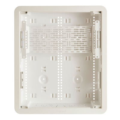 Sanus TV Media In-Wall Box SA-IWB17-W1, recessed media box interior with vented insert