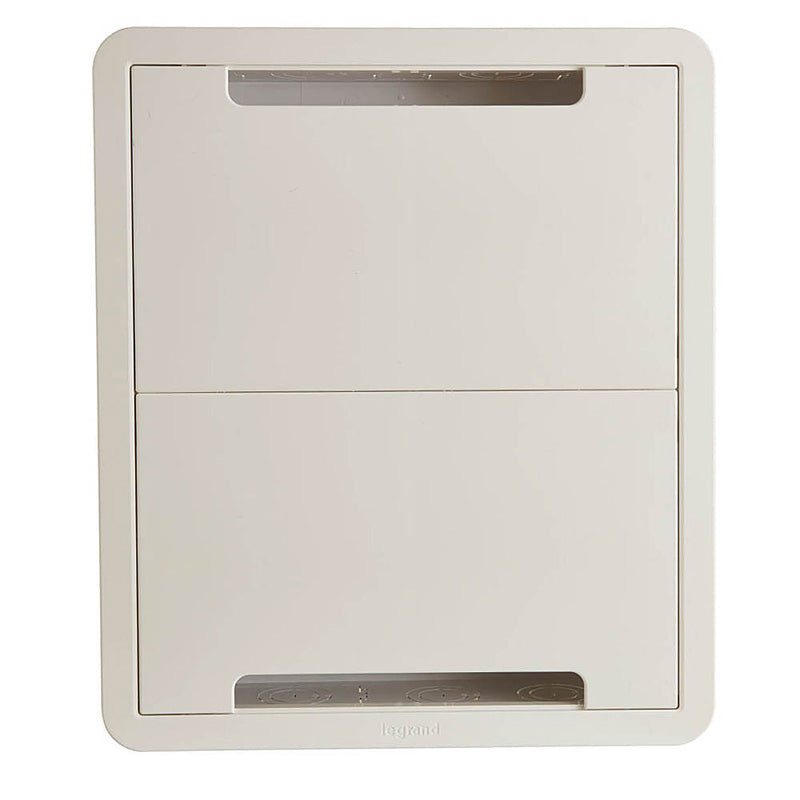 Sanus TV Media In-Wall Box SA-IWB17-W1, recessed media box cover front view