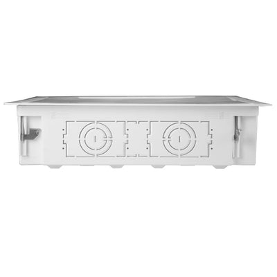 Sanus TV Media In-Wall Box SA-IWB17-W1, recessed media box side view
