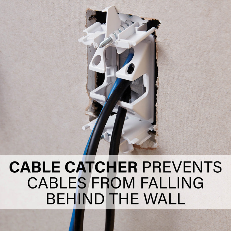 Sanus In-Wall Cable Management Kit SA-IWCM2-W1, in-wall cable catcher detail