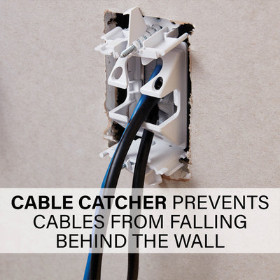 Sanus In-Wall Cable Management Kit SA-IWCM2-W1, in-wall cable catcher detail