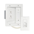 Sanus In-Wall TV Power and Cable Management Kit (White) SA-IWP1-W1