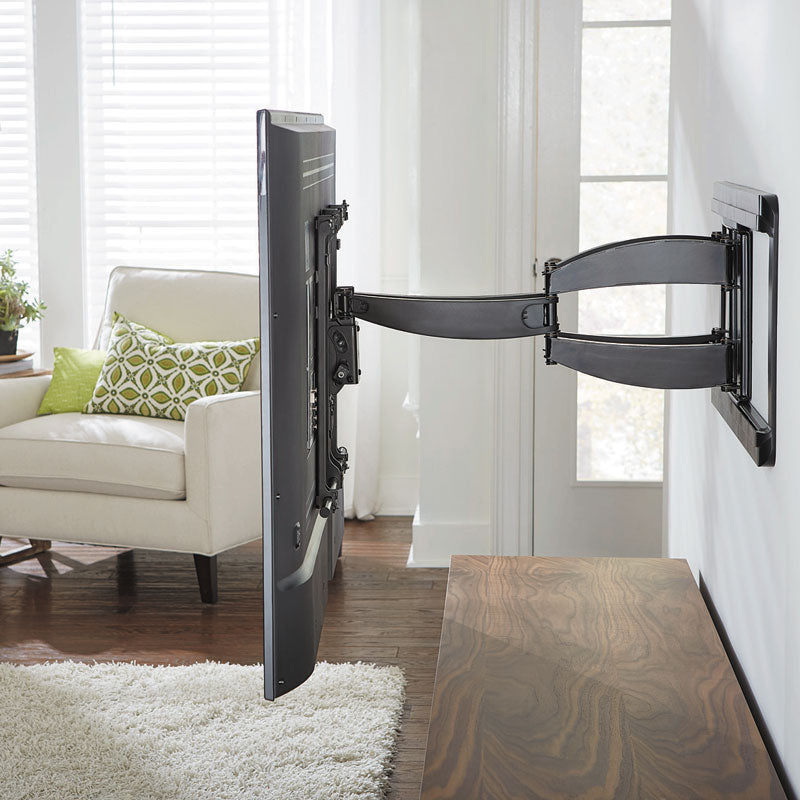 Sanus Large Full Motion TV Wall Mount VLF628-B1, full-motion TV wall mount fully extended