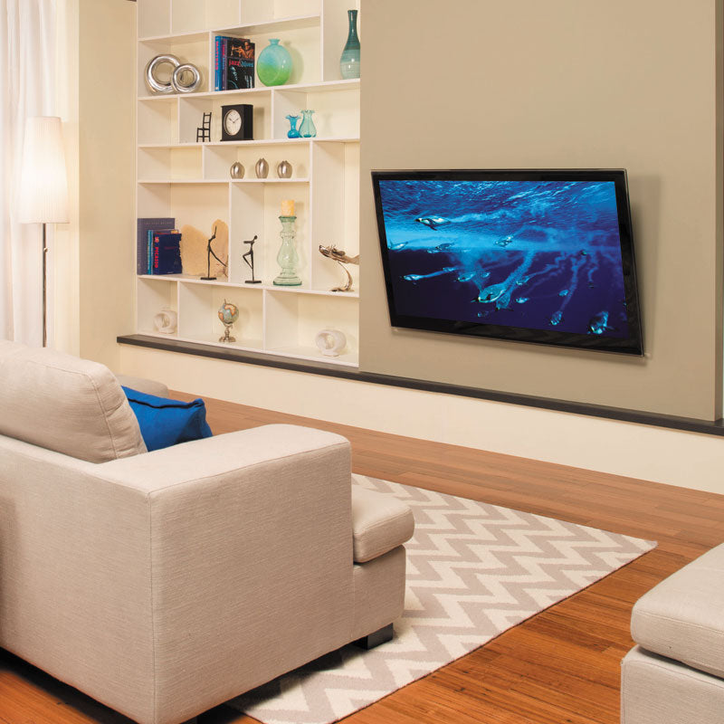 Sanus Large Premium Tilting TV Wall Mount VLT5-B1, wall-mounted TV in living room