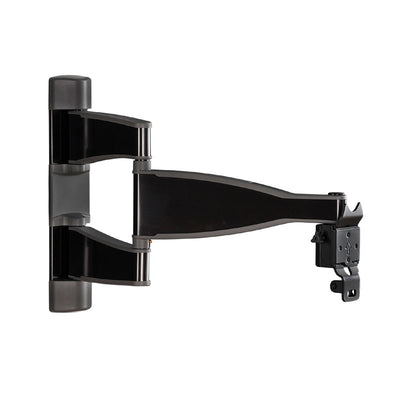 Sanus Medium Premium Full Motion TV Wall Mount VMF720-B2, articulating wall mount extended side view