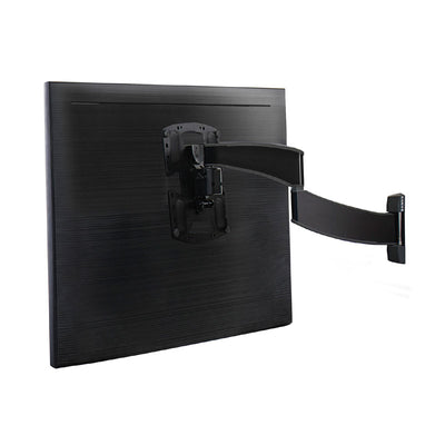 Sanus Small Premium Full Motion TV Wall Mount VSF716-B2, TV wall mount installed rear view