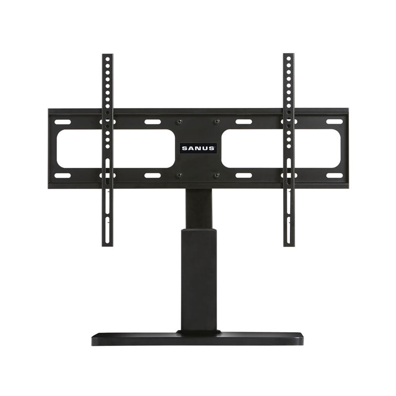Sanus Large TV Table Top Swivel Base VSTV1-B1, TV floor stand front view