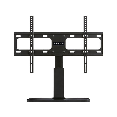 Sanus Large TV Table Top Swivel Base VSTV1-B1, TV floor stand front view