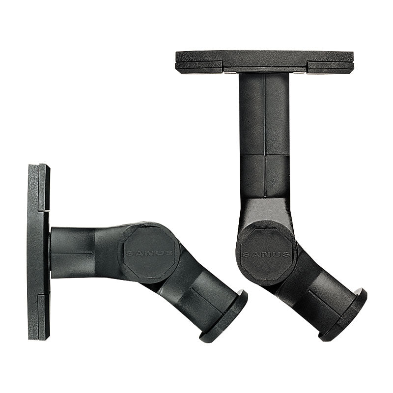 Sanus Satellite Speaker Wall Mounts (2 Pack, Up to 8lbs, Black) WMS3B