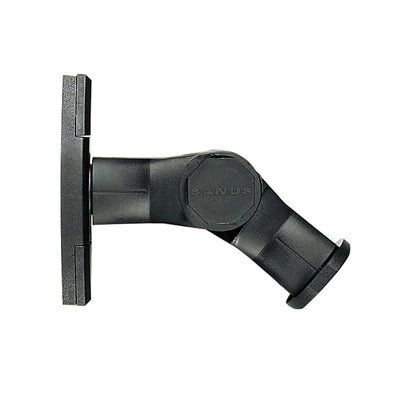 Sanus Satellite Speaker Wall Mounts WMS3B, articulating speaker ceiling mount in a side view