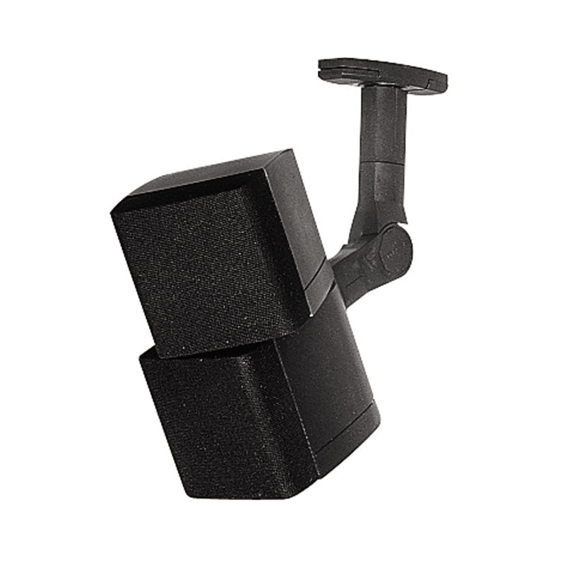 Sanus Satellite Speaker Wall Mounts WMS3B, speaker installed on an articulating ceiling mount