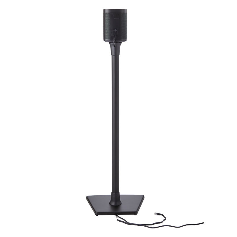 Sanus Sonos Wireless Speaker Stands WSS22-B1, speaker floor stand rear cable routing