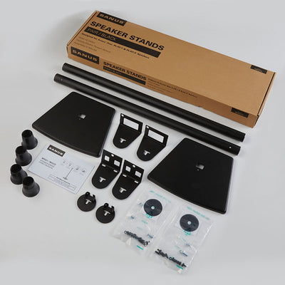 Sanus Sonos Wireless Speaker Stands WSS22-B1, speaker stand kit components