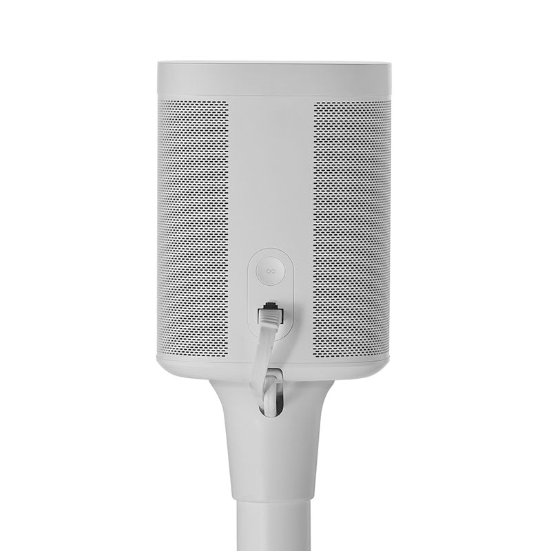 Sanus Sonos Wireless Speaker Stands WSS22-W1, speaker cable connection detail