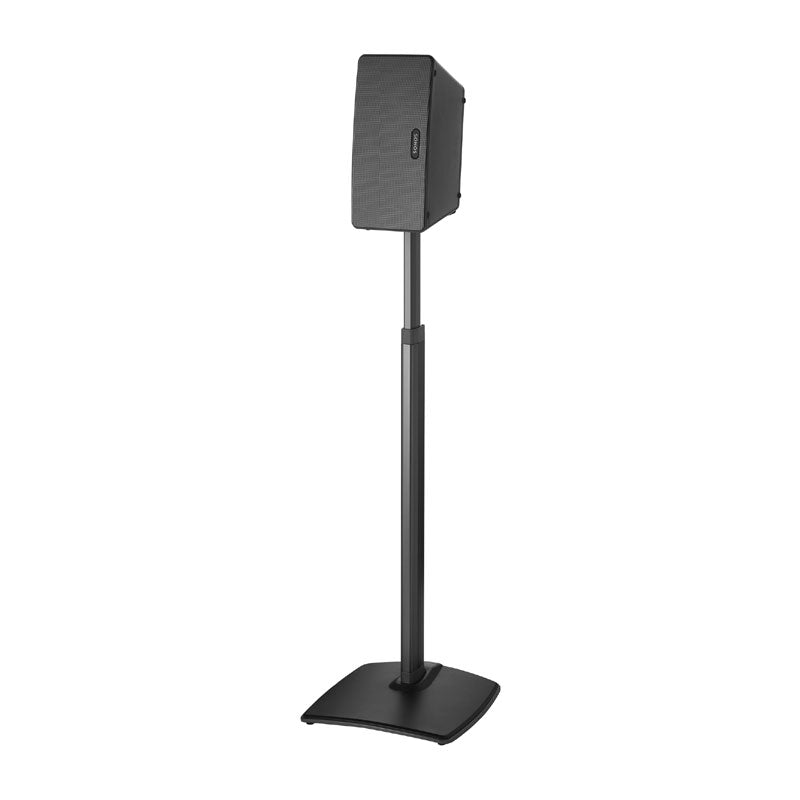 Sanus Sonos Wireless Speaker Stand WSSA2-B1, speaker stand side three-quarter view