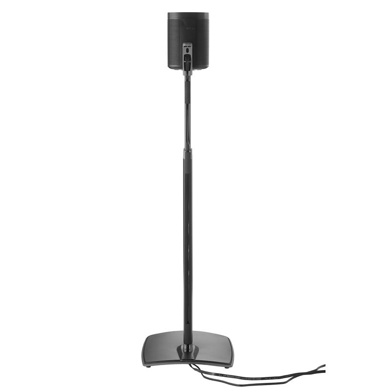 Sanus Sonos Wireless Speaker Stand WSSA2-B1, speaker stand rear view with power cable