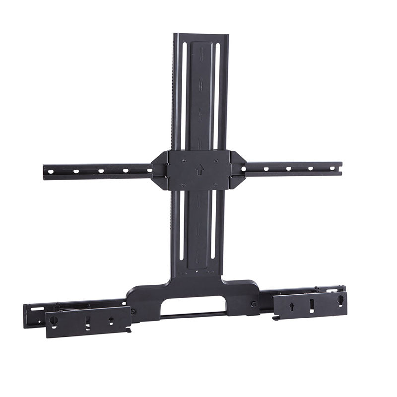 Sanus Soundbar TV Mount WSSATM1-B2, soundbar and display mount rear view