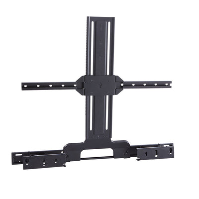 Sanus Soundbar TV Mount WSSATM1-B2, soundbar and display mount rear view